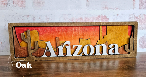 DIY Kit Arizona Desert Shelf Sitter