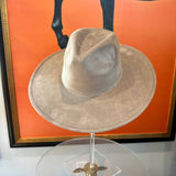 Best seller Fashion Classic Wide Brim Suede Premium  Hat : Hot Pink / ONE SIZE