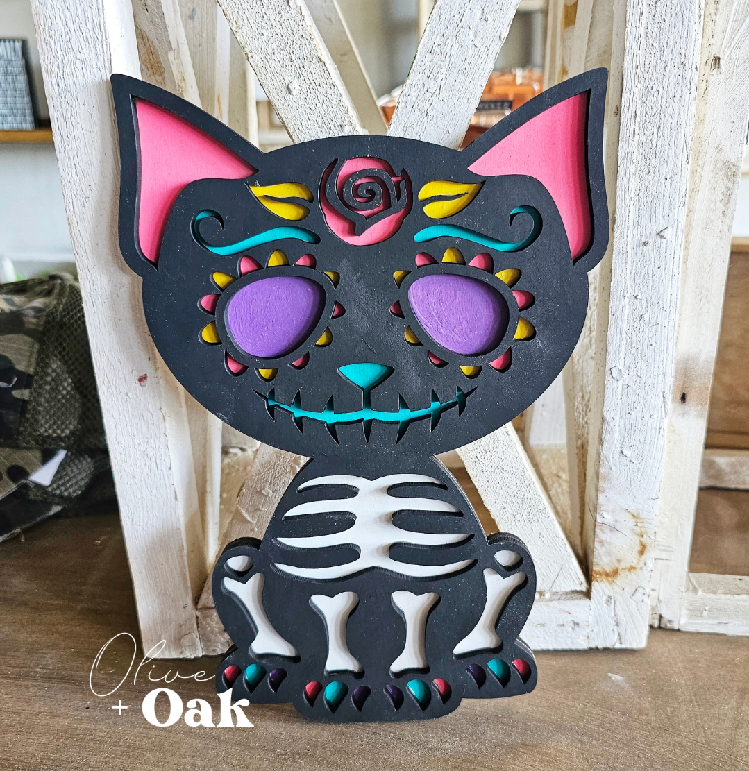 DIY Dia De Los Gatos Project