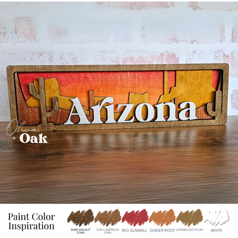 DIY Kit Arizona Desert Shelf Sitter