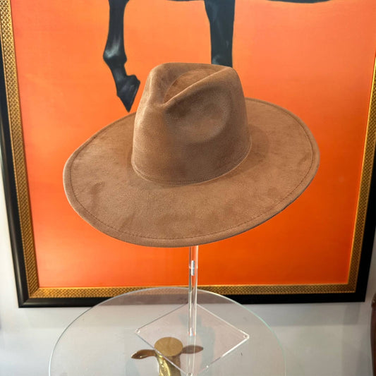 Wide Brim Suede - Mocha