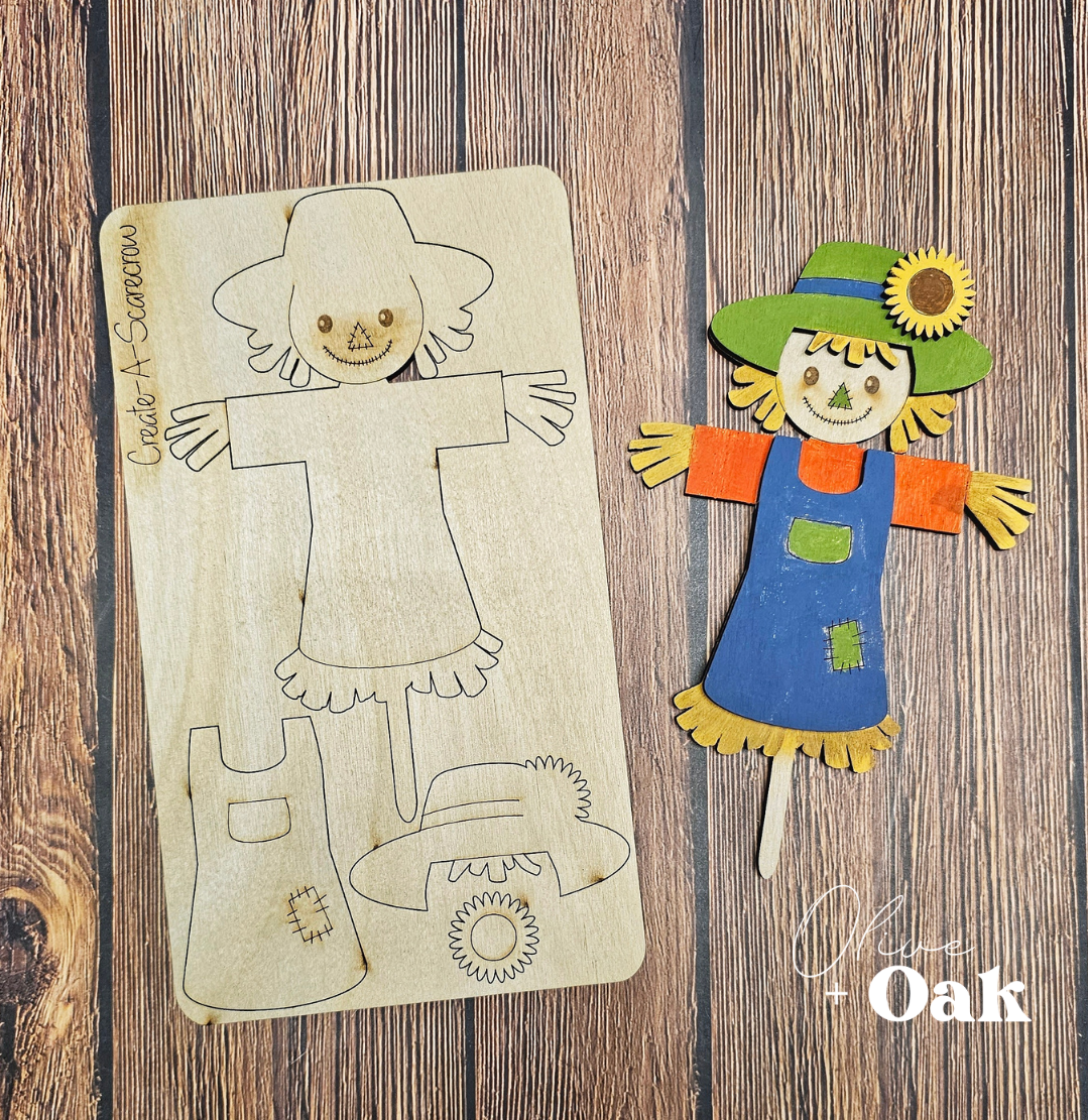 DIY Scarecrow Pop Out - Sally
