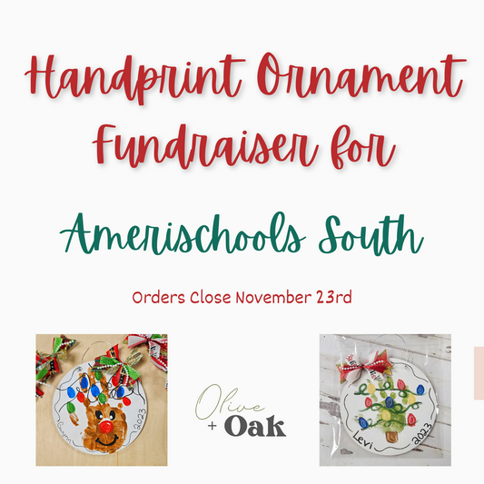 Amerischools South Handprint Ornament Fundraiser