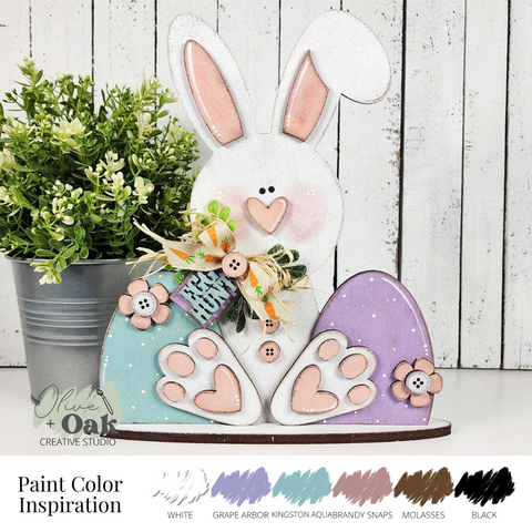 DIY Prim Easter Bunny Shelf Sitter