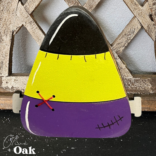 DIY Candy Corn Mini - Frankenstein