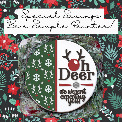 DIY Oh Deer Door Hanger