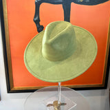 Best seller Fashion Classic Wide Brim Suede Premium  Hat : Hot Pink / ONE SIZE