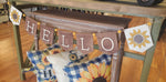 DIY Hello Sunflower Banner