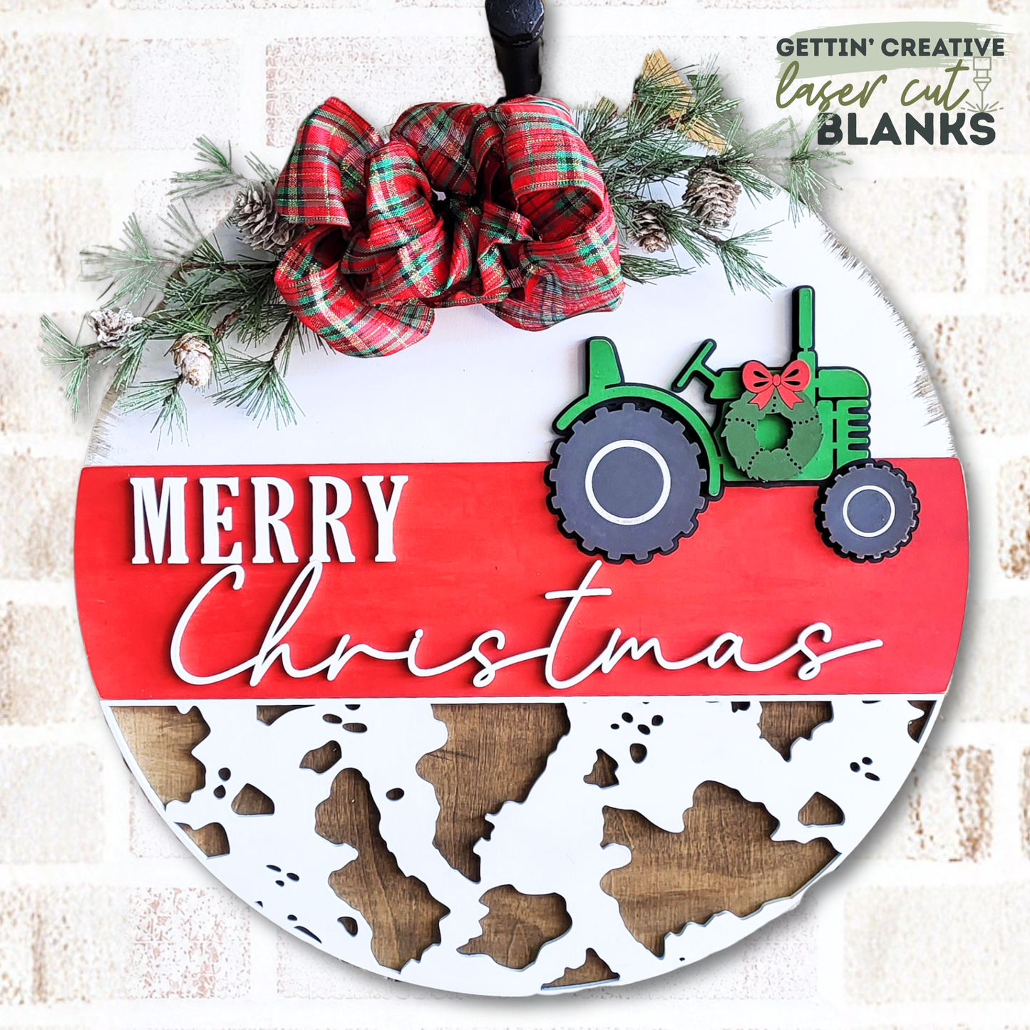 Merry Christmas Tractor DH