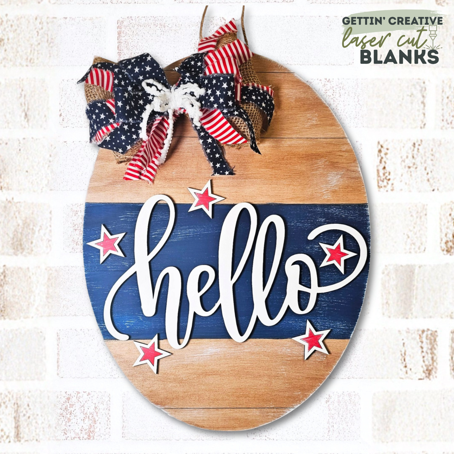 Hello Stars Oval DH