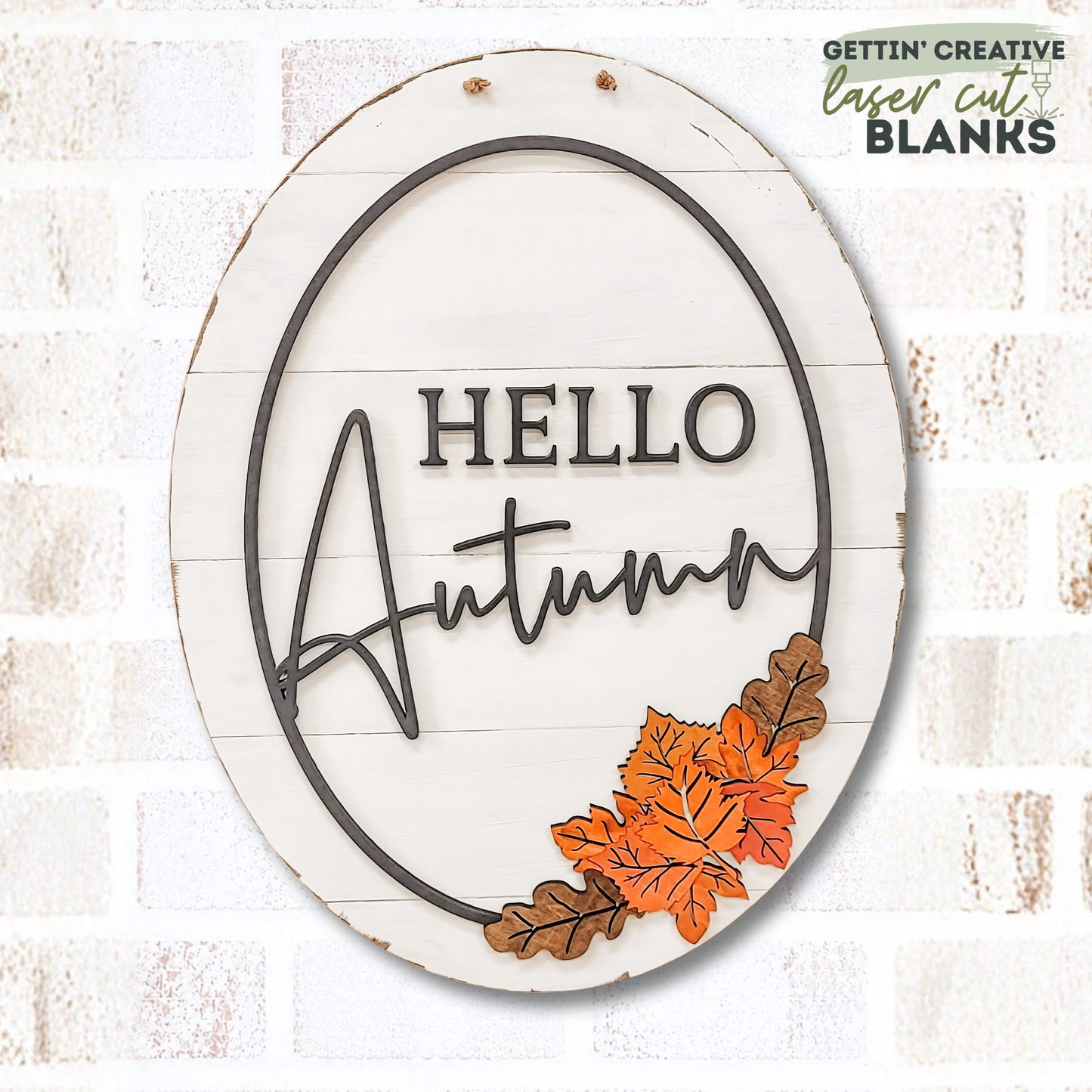 Hello Autumn Oval DH