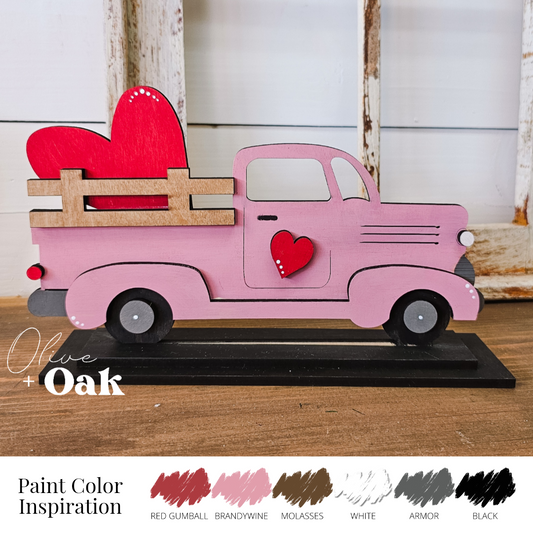 DIY Valentine Truck Shelf Sitter