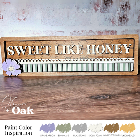 DIY Sweet Like Honey Chunky Shelf Sitter