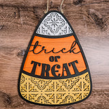 DIY Candy Corn Door Hanger