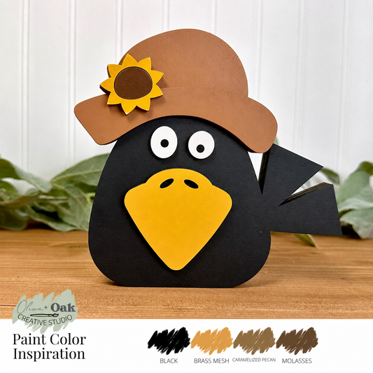 DIY Chunky Crow Shelf Sitter
