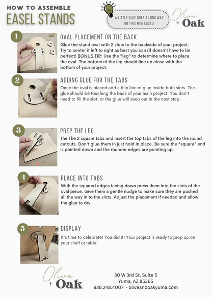 DIY Interchangeable Mini Frame Sign *FRAME ONLY*