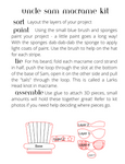 DIY Uncle Sam Macrame Hanger
