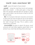 DIY Uncle Sam Macrame Hanger