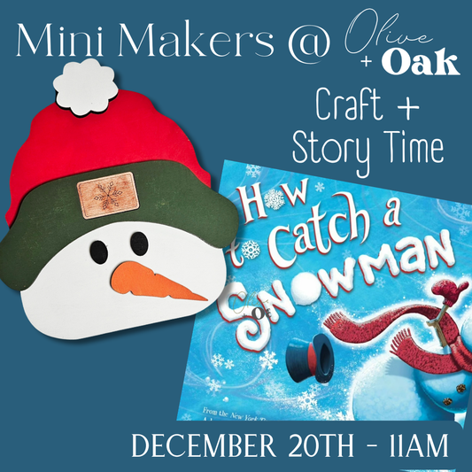 Mini Makers - Story & Craft - December 20 @ 11am