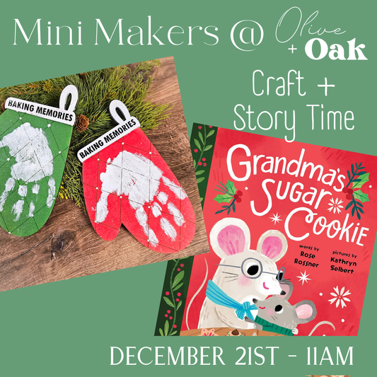 Mini Makers - Story & Craft - December 21 @ 11am
