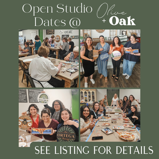 Open Studio Dates