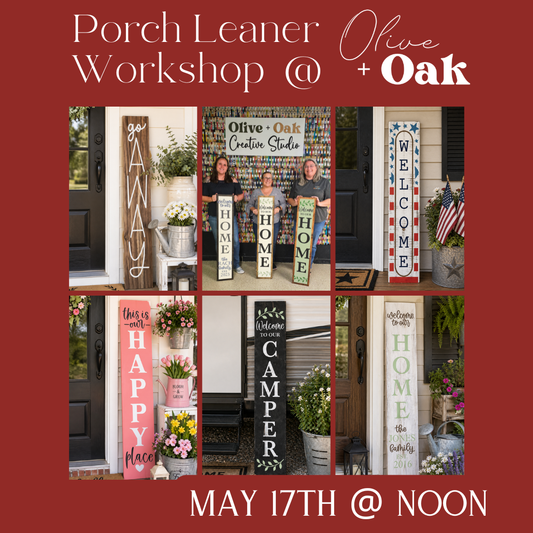 May 17 @ 12pm - Porch Leaner Painting Workshop