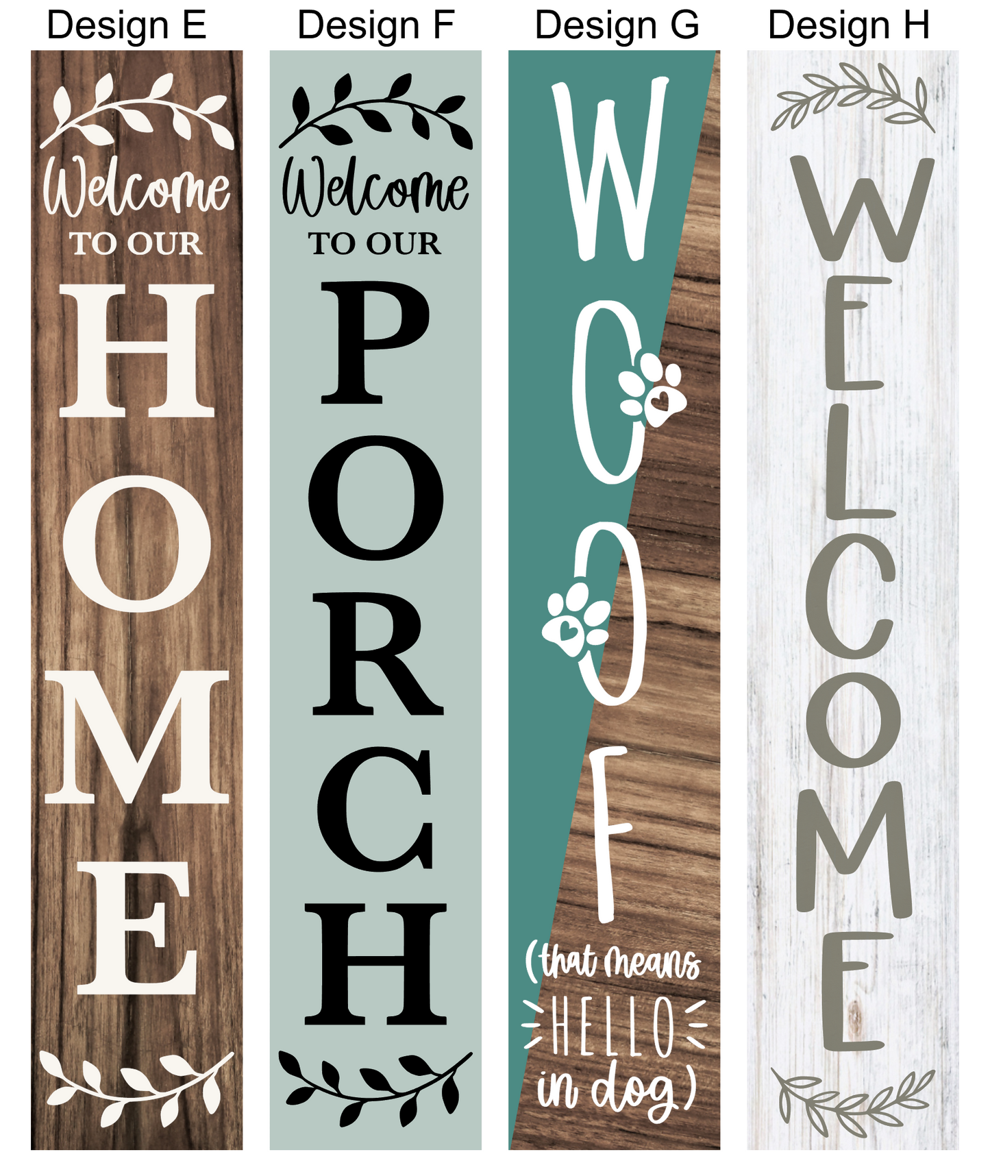 DIY Porch Leaner - You Choose Design