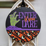 DIY Enter If You Dare Door Hanger