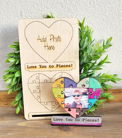 DIY Love You to Pieces Pop Out Kit
