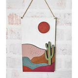 DIY Boho Desert Wall Hanger