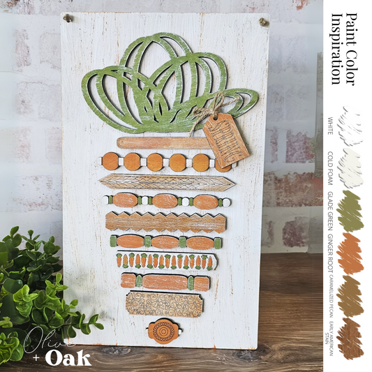 DIY Spindle Carrot Sign