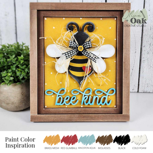 DIY Bumble Bee Mini Sign *Insert ONLY*