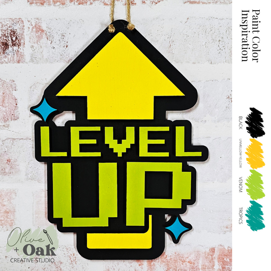 DIY Level Up Wall Hanger