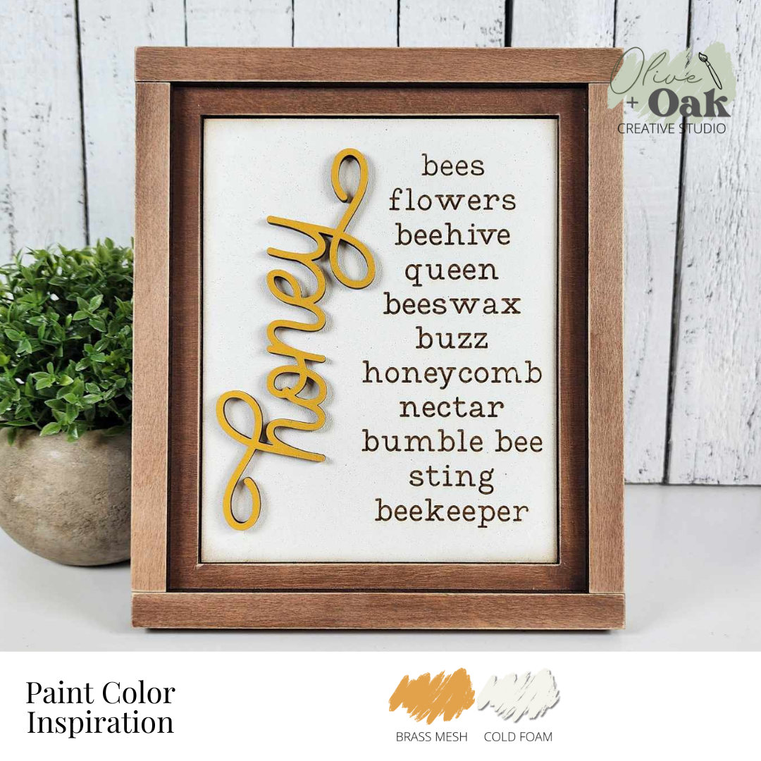DIY Honey Words Mini Sign *Insert ONLY*