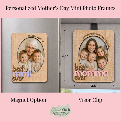 Personalized Mother's Day Mini Photo Frame