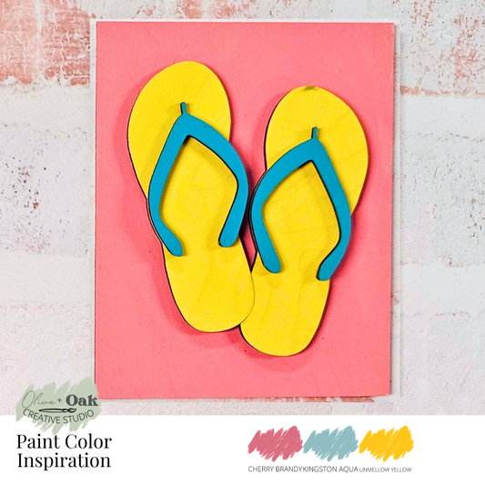 DIY Flip Flop Mini Sign *Insert ONLY*
