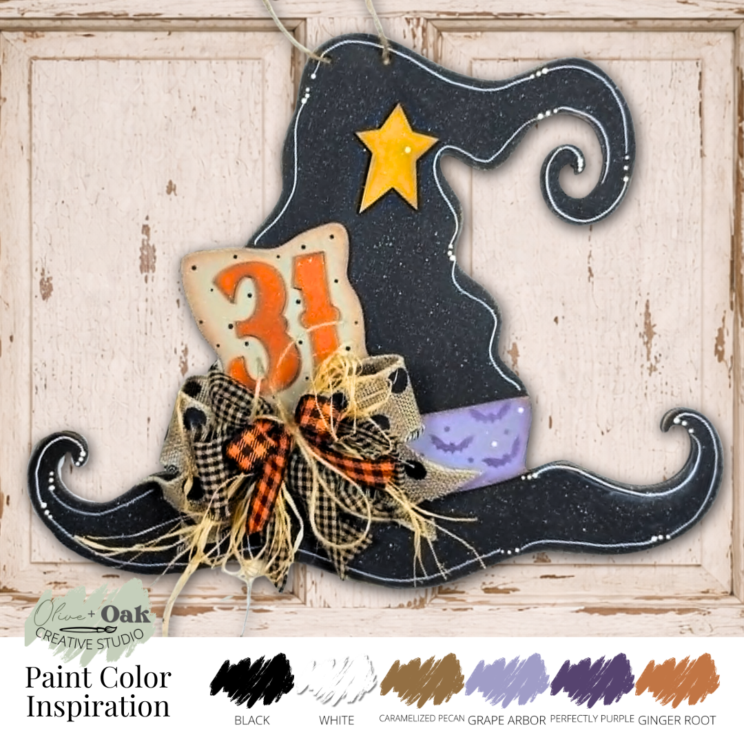 DIY Witches Hat Door Hanger