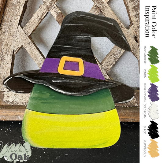 DIY Candy Corn Mini - Witch