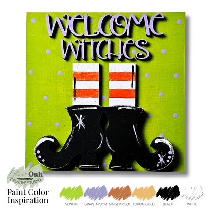 DIY Mini Halloween Square Signs *Inserts ONLY*