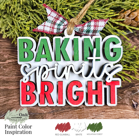 DIY Kit Baking Spirits Bright Ornament