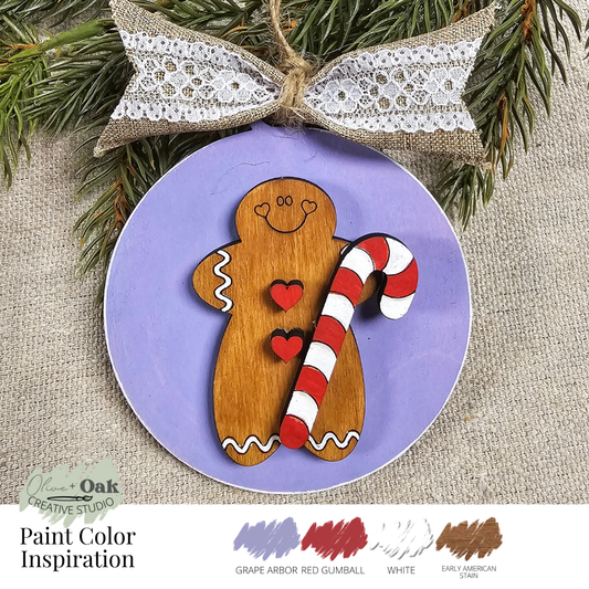 DIY Kit Gingerbread Ornament
