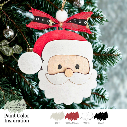 DIY Kit Santa Ornament