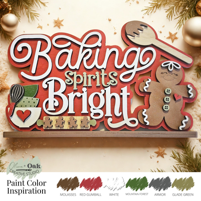 DIY Baking Spirits Bright Shelf Sitter