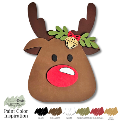 DIY Mini Reindeer Shelf Sitter