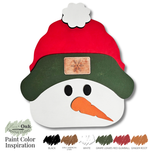 DIY Mini Snowman Shelf Sitter