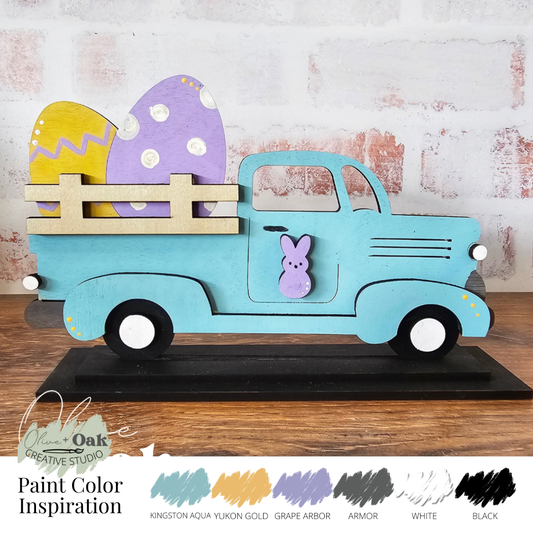 DIY Easter Truck Shelf Sitter