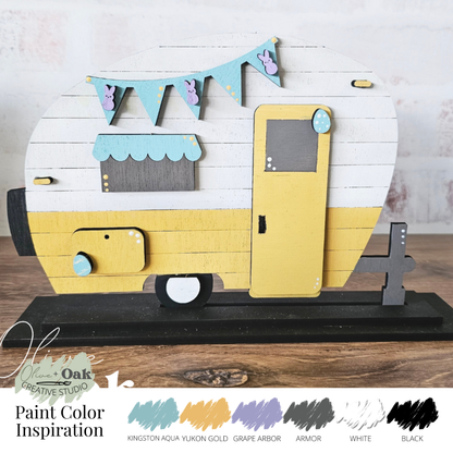 DIY Easter Camper Shelf Sitter