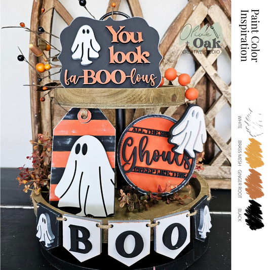 DIY Fa-BOO-lous Tier Tray Set