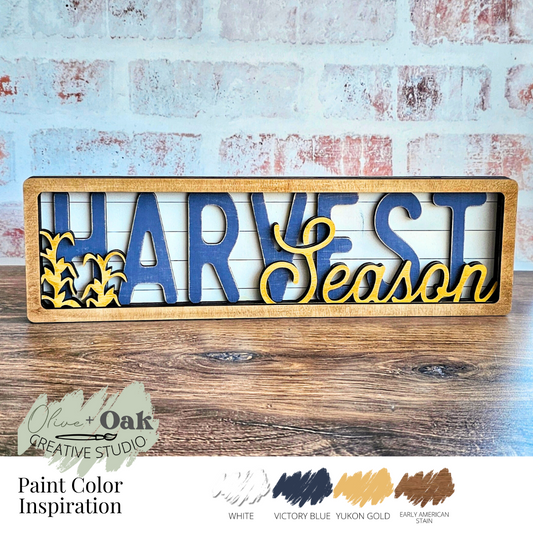 DIY Harvest Season Shelf Sitter