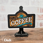 DIY Fresh Coffee Mini Stand Sign *Insert ONLY*